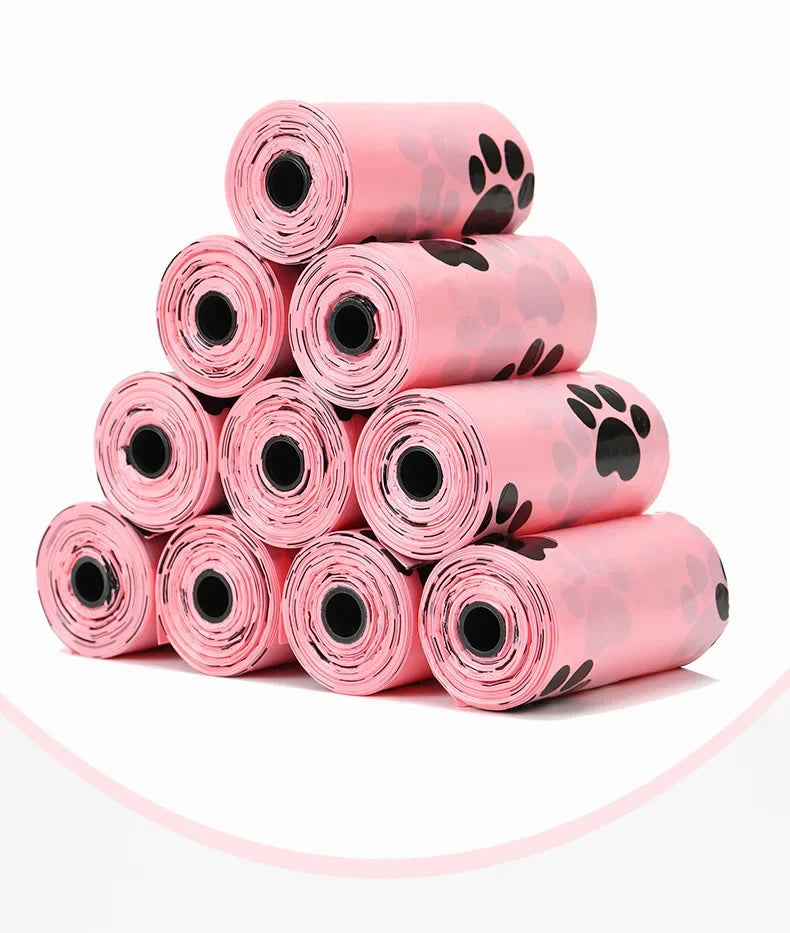 10 Rolls Dog Poop Bag Outdoor Cleaning Poop Bag Outdoor Clean Pets Supplies for Dog 15Bags/Roll Refill Garbage Bag Pet