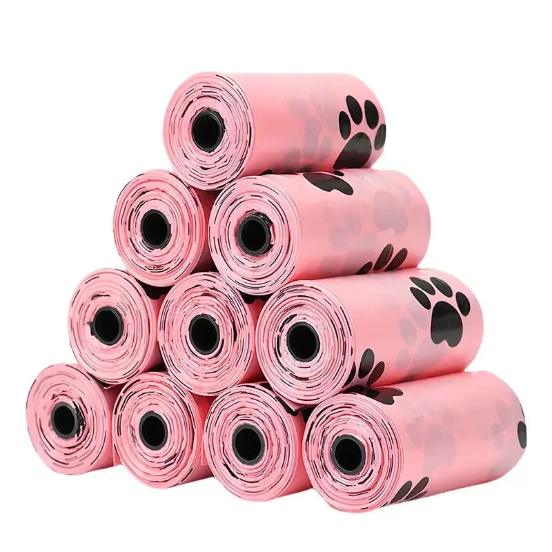 10 Rolls Dog Poop Bag Outdoor Cleaning Poop Bag Outdoor Clean Pets Supplies for Dog 15Bags/Roll Refill Garbage Bag Pet