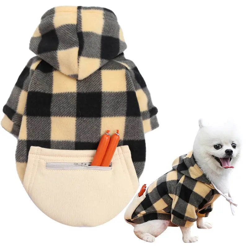 Fleece Pet Winter Jacket Vest for Small Medium & Large Dogs