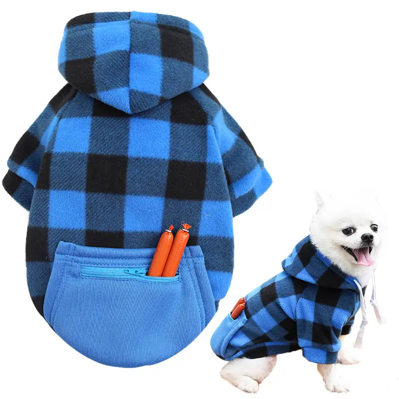 Fleece Pet Winter Jacket Vest for Small Medium & Large Dogs