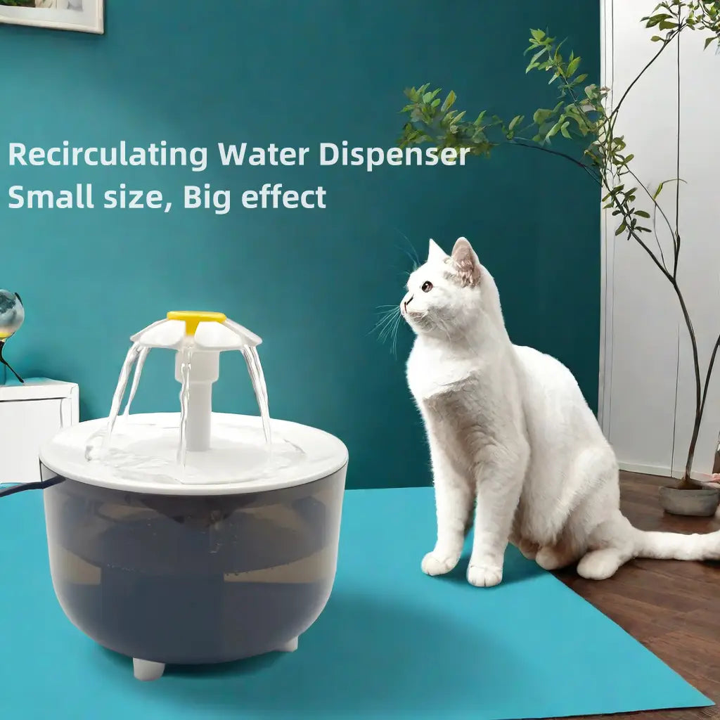 USB Electric Pet Water Fountain - Silent Automatic Cat Water Dispenser with Filter
