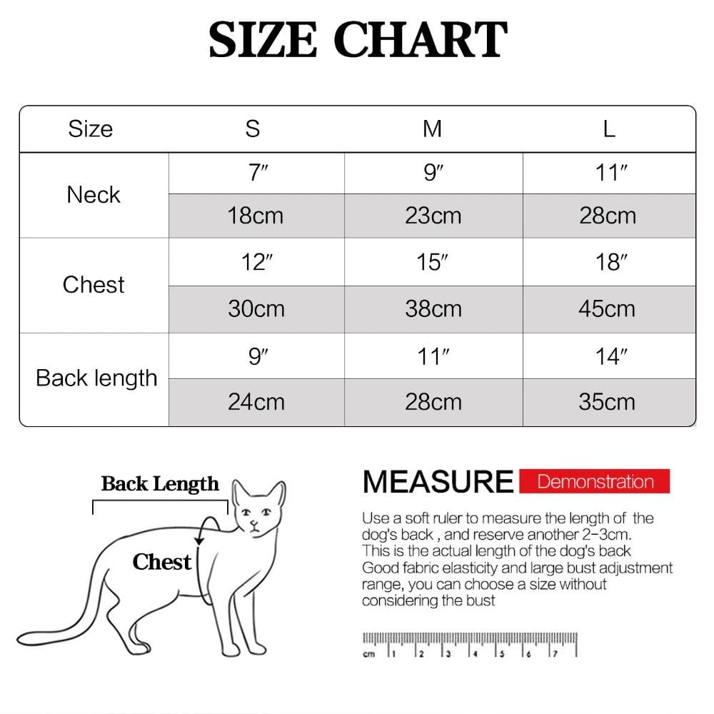 Adjustable Cat Calming Vest Soft Elastic Anti Anxiety Pet Coat Breathable Cat Recovery Clothes Cat Anxiety Jacket