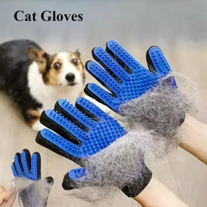 Silicone Deshedding & Massage Brush Mitt | Hair Remover Tool