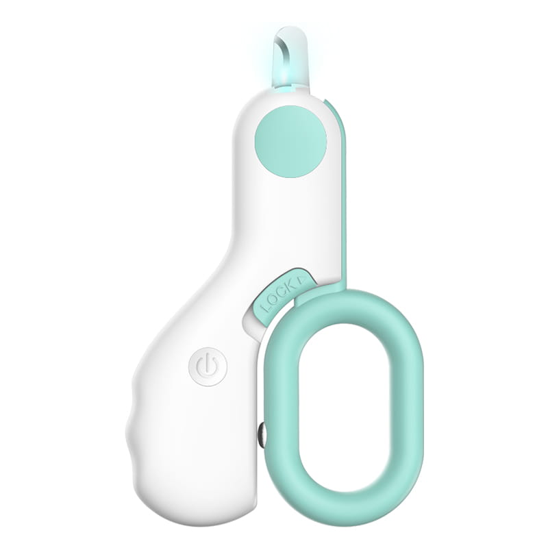 LED Light Pet Nail Clipper with Safety Lock for Dogs & Cats