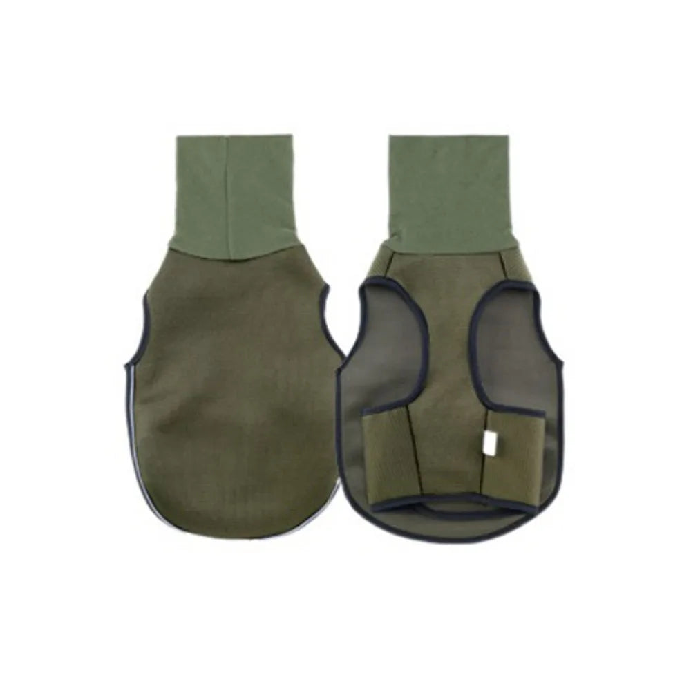 Dog Calming Wrap Elastic Dog Anxiety Vest Reflective Warm Dogs Calming Jacket Windproof with Hoodie Dog Rainy Vest