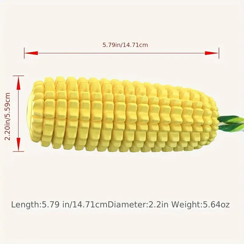Dog Chew Toys for Aggressive Chewers Tough Durable Squeaky Interactive Dog Toys Puppy Teeth Chew Corn Stick Toy