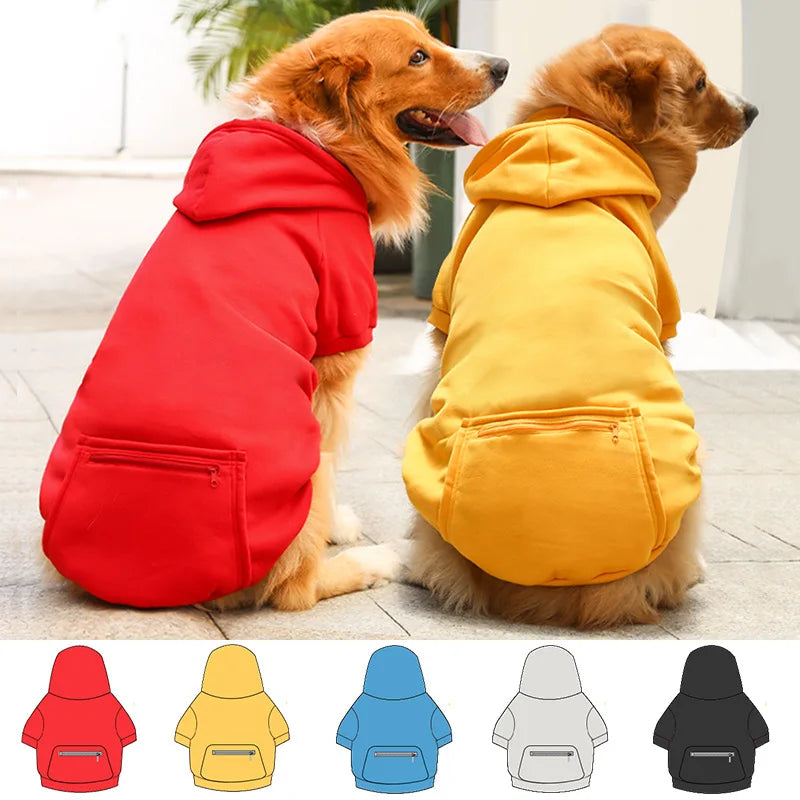 Fleece Pet Winter Jacket Vest for Small Medium & Large Dogs