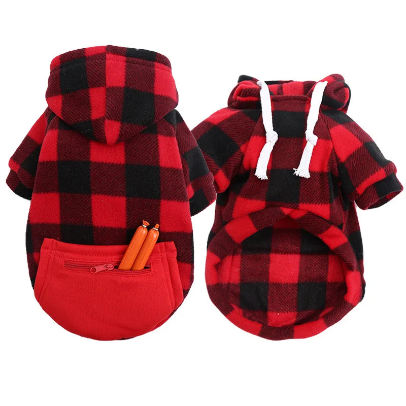 Fleece Pet Winter Jacket Vest for Small Medium & Large Dogs
