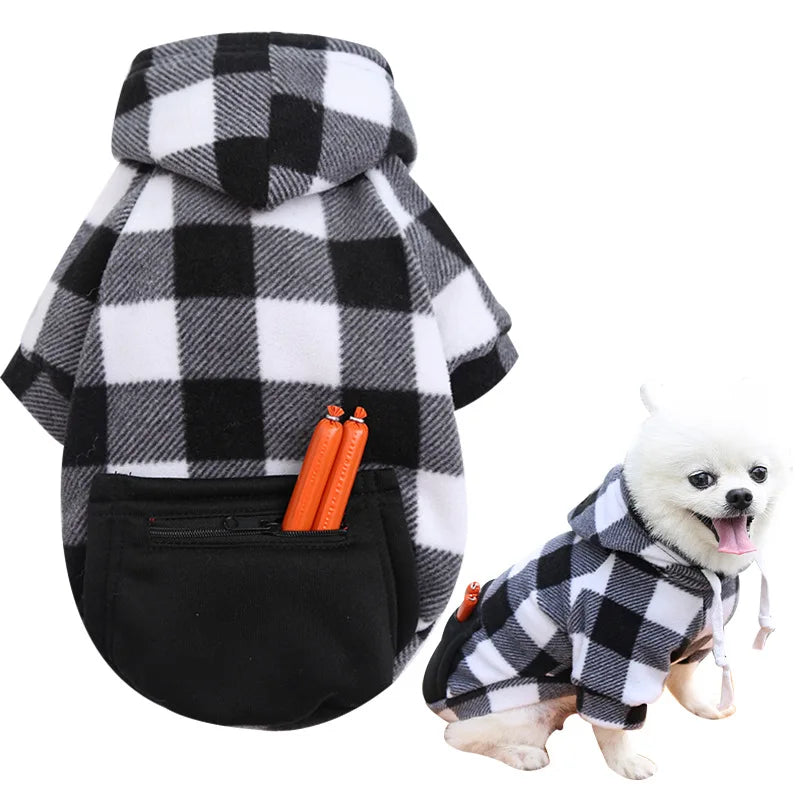 Fleece Pet Winter Jacket Vest for Small Medium & Large Dogs