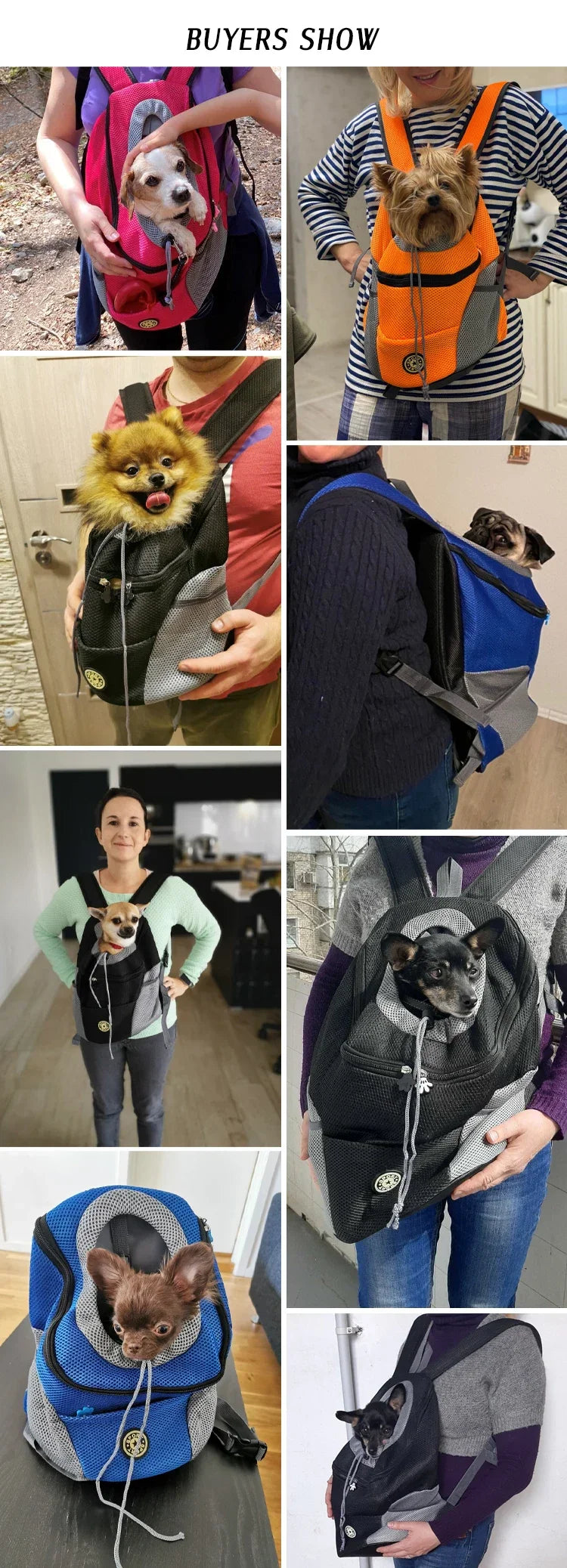 Pet Carrier Backpack for Cats & Small Dogs