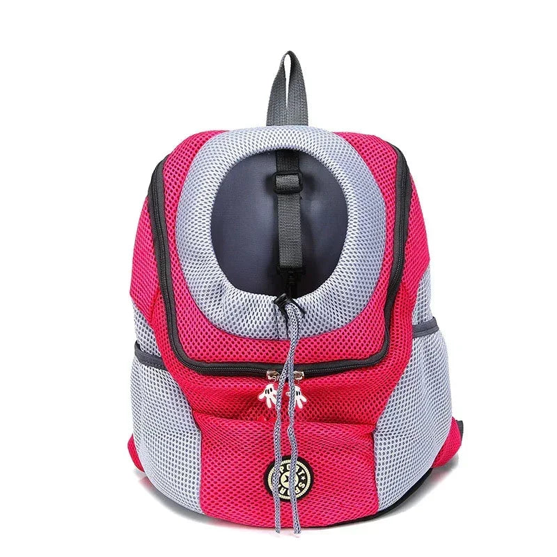 Pet Carrier Backpack for Cats & Small Dogs - Rosered / S