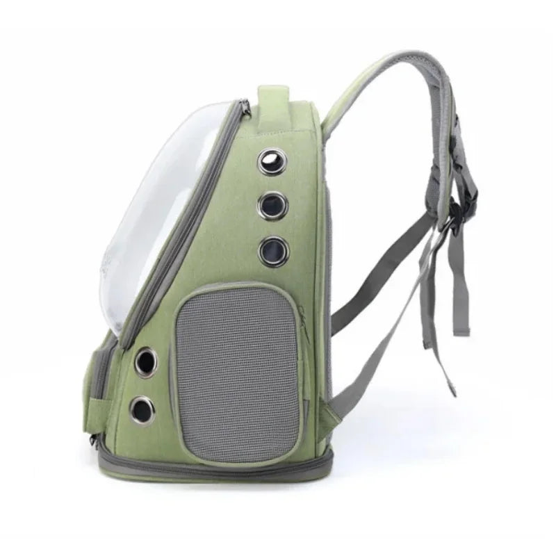Pet Cat Carrier Bag Outdoor Travel Backpack for Cats Small Dogs Breathable Cat Carrying Bag Pet Supplies Transparent