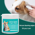 Pet Ear Cleaning Wipes Disposable Ear Care Finger Cover Convenient And Dirty Hand Ear Mite Ear Mite And Dogs Cleaning