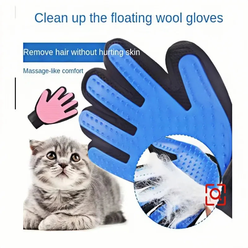 Silicone Deshedding & Massage Brush Mitt | Hair Remover Tool