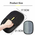 Silicone Deshedding & Massage Brush Mitt | Hair Remover Tool - black
