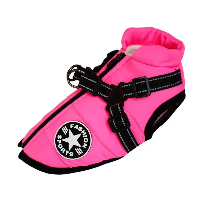 Warm Waterproof Winter Coat for Small Medium & Large Dogs